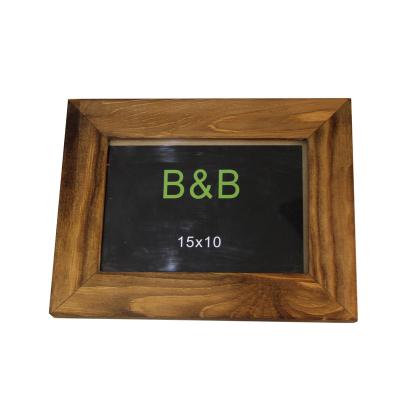 China Custom rustic style digital picture frame made of wood, wholesale wood picture frames for sale