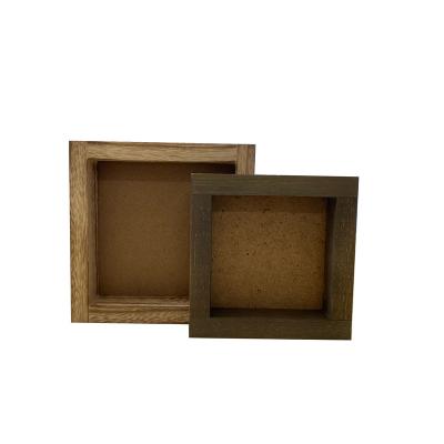 China Custom hot sale wooden small simple style wooden photo frame, table top picture frames for sale