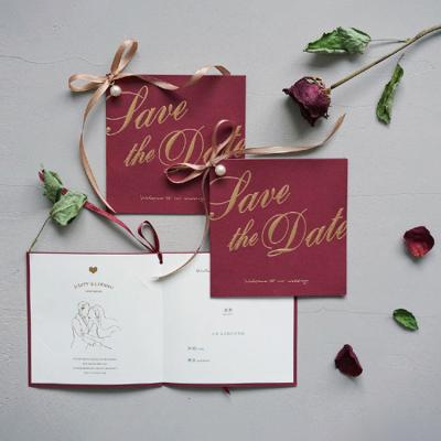 China Europe 2020 Elegant Design Nordic Style Wedding Invitations Sets Luxury Wedding Decoration for sale