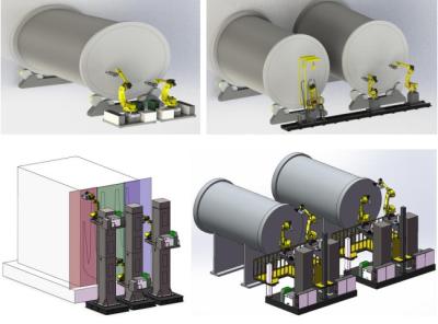 China Vision laser welding machine for pipe panel, TIG welding for pipe-sheet with laser scanning for sale