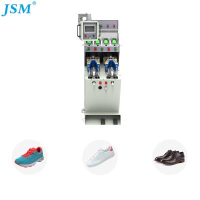 China Factory Design Humanized Pneumatic Heat Four Shoe Horizontal Double Cooling Heel Tying Machine Shoe Production Line Equipment for sale