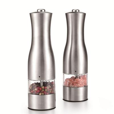 China Sustainable Batteries Powered Salt and Pepper Mill Grinder for sale