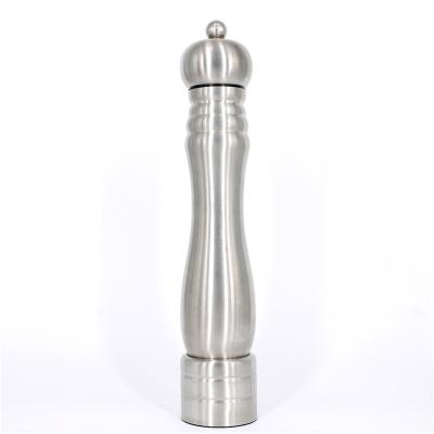 China Viable Premium Quality Salt and Pepper Mill Manual Pepper Grinder with Ceramic Core Spice Mill Stainless Steel Body for sale