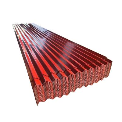 China Construction 18 Gauge 600mm Width Galvanized Sheet Cheap Roofing Color Coated Agricultural Corrugated Metal Roofing for sale