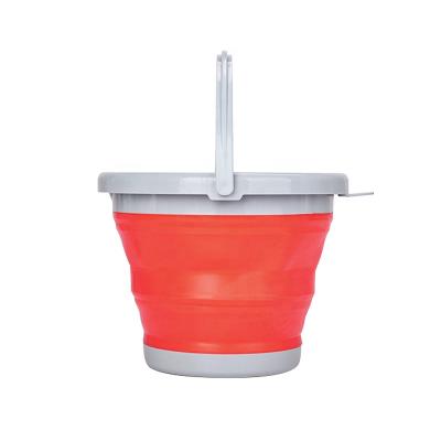 China Custom Waterproof Folding Water Bucket Viable For Fishing Storage Travel Beach Car Cleaning Gardening for sale