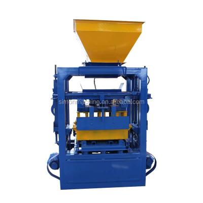 China Hot sale QTJ4-24 cement hollow ethiopia brick making machine for sale