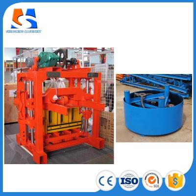 China QTJ4-40 concrete hollow paving vibrated block making machine for sale