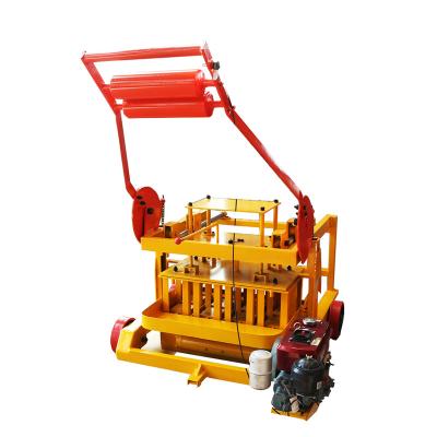 China QMY4-45D diesel Cement Bricks Making Machine concrete block maker for sale