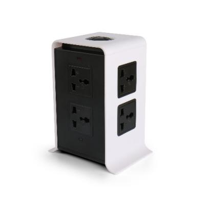 China Universal Surge and Overload Protection Extension Socket with SASO Certificate, Smart Electrical Vertical Socket Outlet for sale