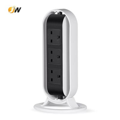 China New Overload Protection Design Rotating Vertical Power Strip 6 Way Plug With Surge Protector for sale