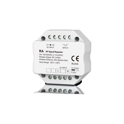 China SKYDANCE RA 12-24VDC 2.4G RF Signal Amplifier RF Signal Repeater for LED Controller 52mm*52mm*26mm for sale