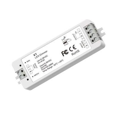 China Led dimming Skydance V1 knx led rf rheostat controller low boost switch constant voltage rf rheostat controllers for sale