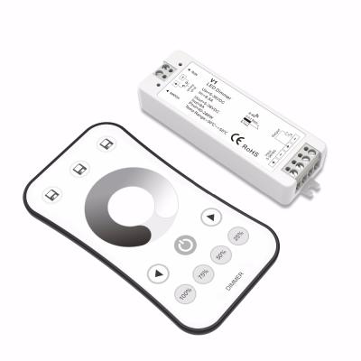 China SKYDANCE R6-1+V1 Kit RF LED Dimmers Remote Control Wireless Controllers For LED Lights Strips 97*33*18mm for sale