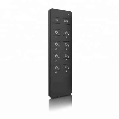 China skydance RU8 10 Keys RF 2.4G LED Dimming 8 Zone Controller Remote Control Multi Dimmer L135*W40*H11mm for sale