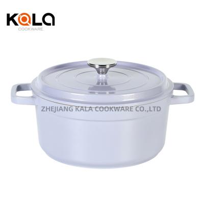 China Good New Design Sustainable Selling Aluminum Die Cast Non Stick Casserole With Lid Stick Non Coating Kitchen Ceramic Casserole Cooker for sale