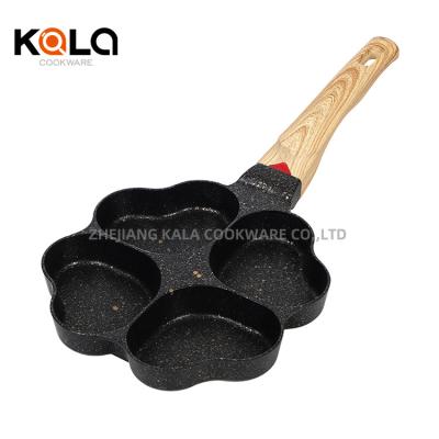 China Viable Hot Selling KALA Egg Pot 4 Hole Induction Stove Full Cookware Set Non Stick Aluminum Pots And Pans Sets for sale