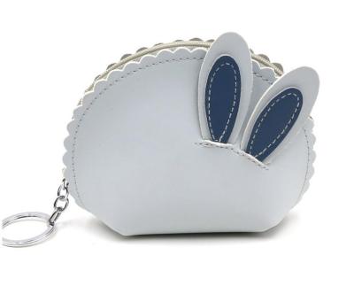 China New Fashion Competitive Price Eco-friendly Cute Cartoon Waterproof PU Coin Purse Rabbit Leather Clutch for sale