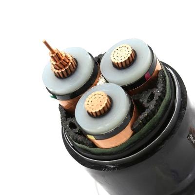 China Power Plant 11k 110kv 220kv XLPE High Voltage Copper Power Cable Price for sale