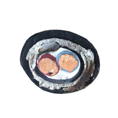 China Construction Galvanized Armored Cable 6mm Armored Flat Cable 2 Core Steel Types for sale