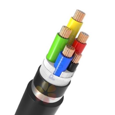 China Construction 0.6 1kv 4x4mm2 XLPE PVC Insulated Electrical Power Cable Manufacturers for sale