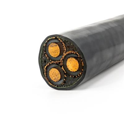 China Power Plant XLPE Insulated Low Voltage 0.6/1kv VLV 3 Phase 4 Wire Underground Power Cable for sale