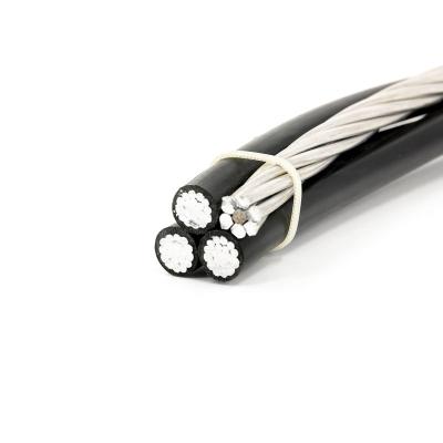 China ACSR Aerial Conductor Service Drop Wire 25 Bundle 7 2 ABC Electrical Cable Manufacturer Price List In India for sale