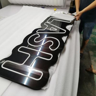 China Garden High Quality Silicone Led Neon Flex 6000k Daylight Alert Black Board Neon Sign for sale