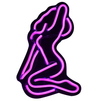 China Office Female neon hot selling pink custom women led neon sign for indoor for sale