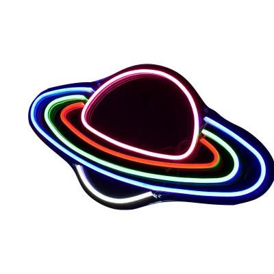 China Garden Planet neon hot selling pink custom planet led neon sign for shops for sale