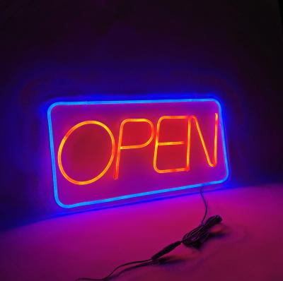 China Garden Led Neon Flex Light Red Silica Gel Open Neon Sign for sale