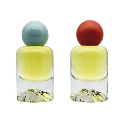 China Cosmetic Luxury Perfume Bottle 30ml 50ml 100ml Mountain Series OEM&ODM Glass Perfume Bottle with any Cover for sale