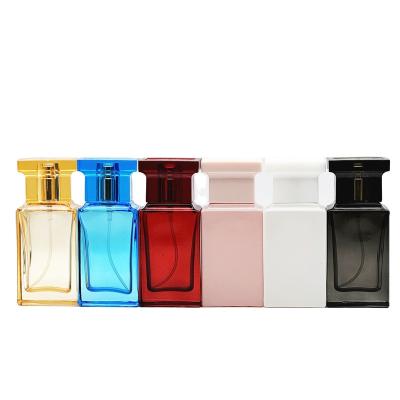 China Cosmetic ODM&OEM Custom Perfume Bottle Square Bottle Series 30ml Perfume Bottle for sale