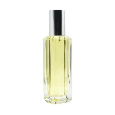 China Cosmetic Square Spray Perfume Glass Bottle 30ml 50ml 100ml Glass Perfume Bottle With Aluminum Cap for sale