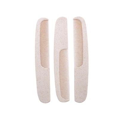 China Hotel Hand Supplies Manufacture Hotel Hand Cheap Personalized Eco-Friendly Travel Straw Hair Comb for sale