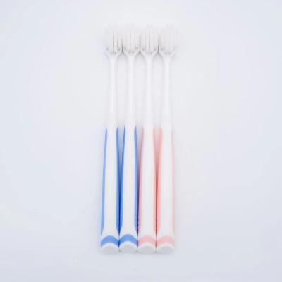 China Customized Stiffens Square Home Head Toothbrush Wholesale Customized Soft High Quality Adult Toothbrush Bristles Use for sale