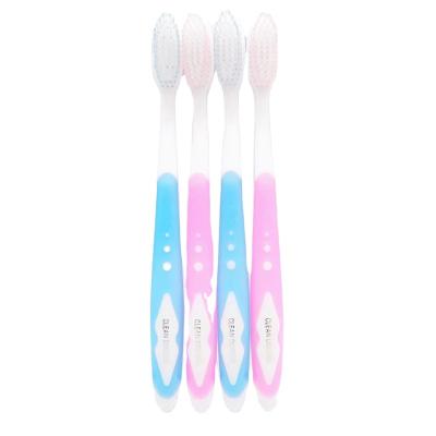 China Wholesale Tapered Bristle OEM Home Use Product Tapered PBT Bristle Oral Manual Care Toothbrush Adult Toothbrush for sale