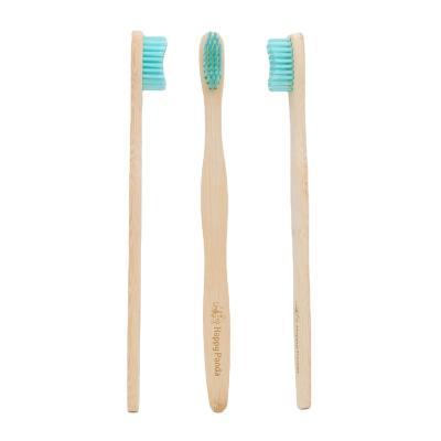 China Disposable Oral Care Products Bamboo Toothbrush OEM Organic Eco Friendly Bamboo Toothbrush For Adults for sale