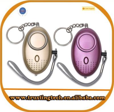 China Personal Personal Alarm Key Chain, 140DB SOS Security Self Defense Emergency Backup Alarm with LED Light for Women Girls Kids Anti-theft for sale