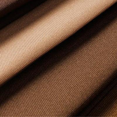 China Memory gabardine 100 polyester 150GSM double twill can be used for chef wear apron women's pleated skirt and other fabrics for sale