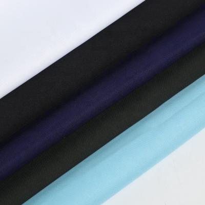 China Memory Polyester Twill 140GSM Gabardine Fabric For Apron Workwear for sale