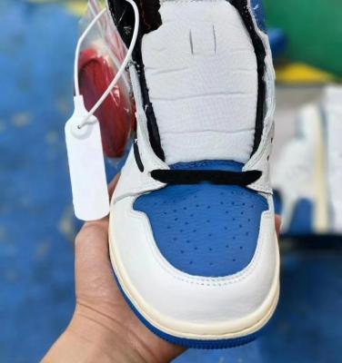 China Wholesale 1 Retro Jodans Travis Men's Fashion Sneakers High Og Air Indoor+outside Hyper Dark Mocha Royal Blue aj for sale