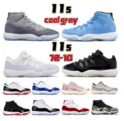 China Hot Sale Active Retro Sports Bred 1 Retro Dark Gray Royalty Sneakers Brand AJ 11 Retro Cool Men's Basketball Shoes for sale