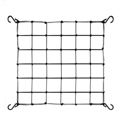 China Agricultural Horticultural Planting 50*50cm Trellis Netting With Self Hold Hooks Plant Netting Bungee Bungee Trellis Netting For Grow Tents for sale