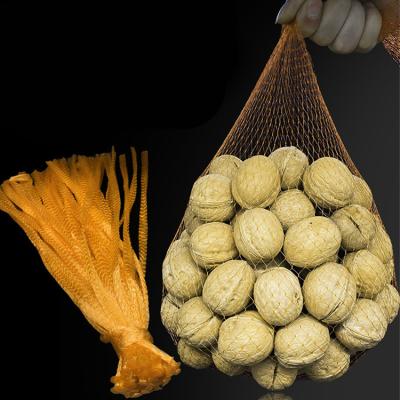 China 100% compostable potato onion garlic net bag fruit bags eco mesh packaging net bag for sale