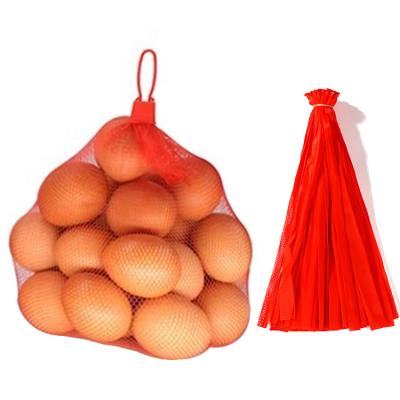 China 2022 40cm reusable potato ginger onion recycle pe bags mango fruit protection bags mesh bags for fruits and vegetables for sale