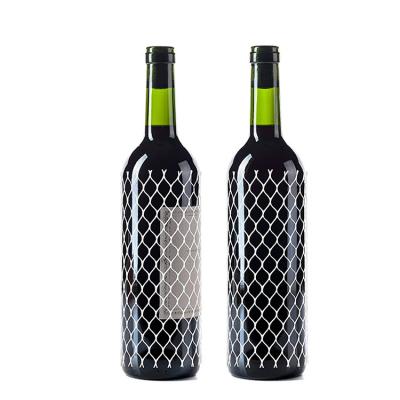 China Wine Liquor Bottles Protector Keep Safe Plastic Bottle Mesh Netting For Metal Parts / Wine Bottle Mesh Sleeve Net Cover / Rose Flower Wrapping Net for sale