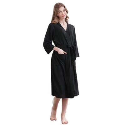 China Hot Selling Breathable Sexy Women Long Nightgowns Bathrobe Robe Gown For Brides for sale