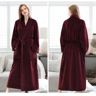 China QUICK DRY Luxury Morning Robe Red Terry Cloth Patterned Cotton Quilted Bathrobes for sale