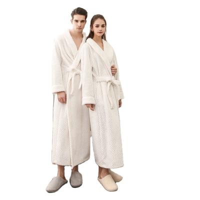 China QUICK DRY Personalized Women's Nightgowns Couples Sleepwear Microfiber Long Robes for sale