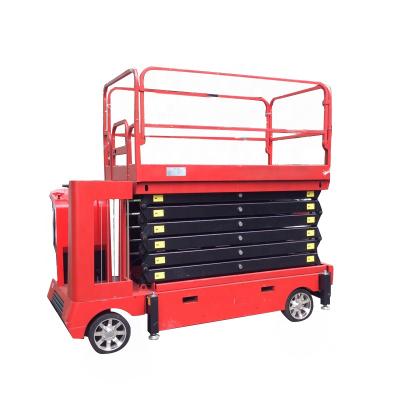 China Hotels manlift hydraulic aerial platform mobile scissor lift platform for sale